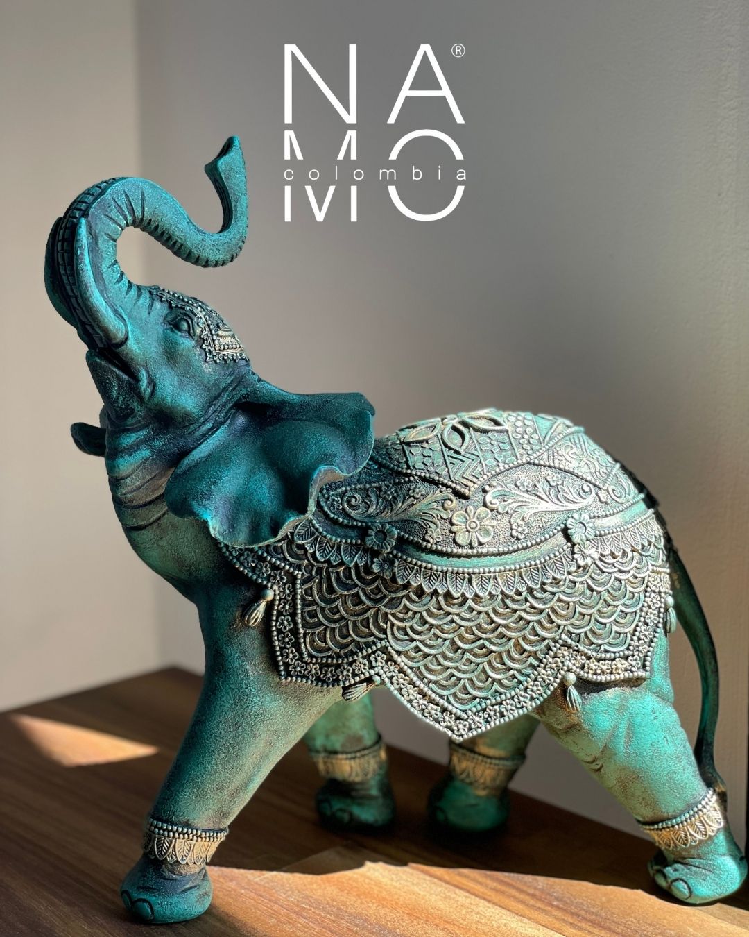 Figura Decorativa Elefante Mandala - Namo Colombia