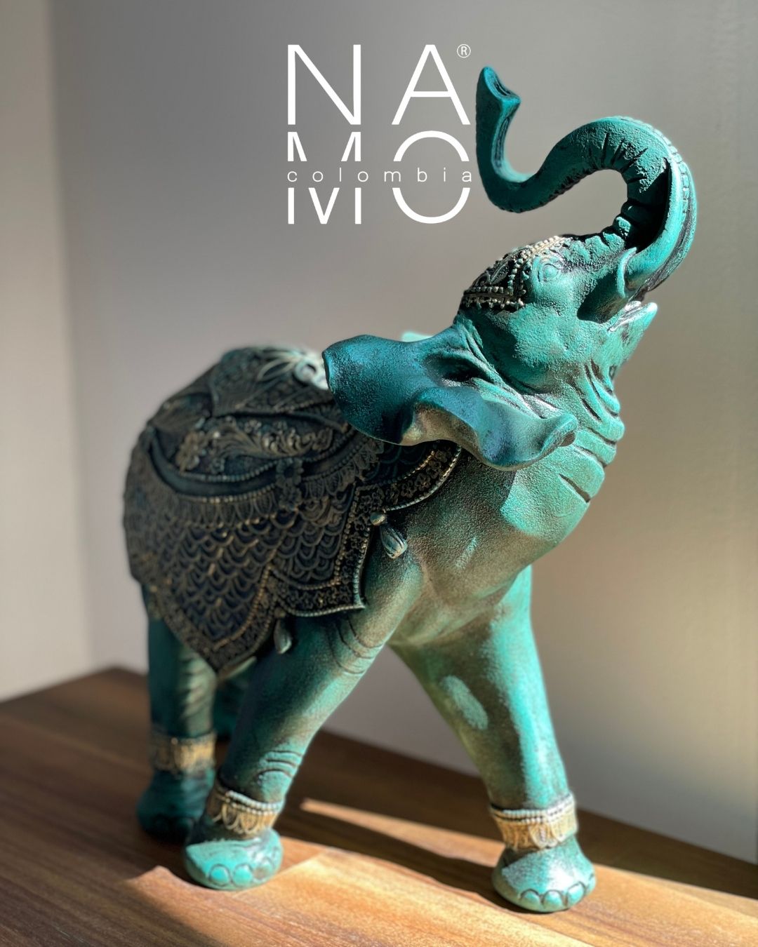 N1015 Figura Decorativa Elefante Mandala-3
