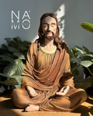 Jesús maestro meditando cerámica café tienda online Colombia