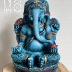 Ganesha 28cm azul